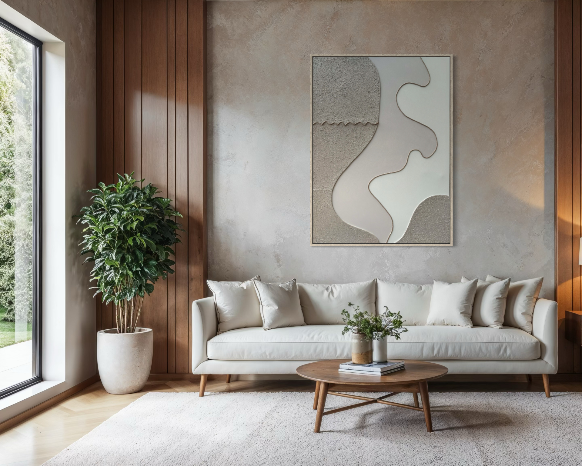 Homok, 100x140 cm, modern, minimalista festmény, Art From Soul - Fehérvári Adrienn 01